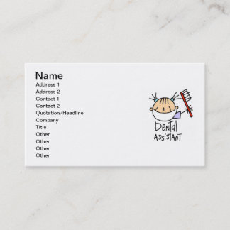 Carte De Visite Assistant dentaire