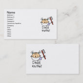 Carte De Visite Assistant dentaire (Devant / Derrière)