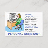 Carte De Visite Assistant personnel (Devant)
