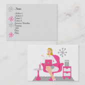 Carte De Visite Assistant personnel (Devant / Derrière)