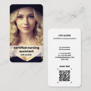 Carte De Visite Assistante en soins infirmiers certifiée 💉 Instag