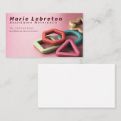 Carte de visite assistante maternelle ou nounou. (Devant / Derrière)