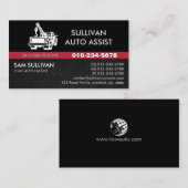 Carte De Visite Assistants auto du camion remorque (Devant / Derrière)