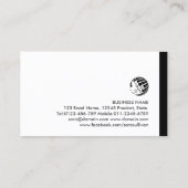 Carte De Visite Assistants auto du camion remorque (Dos)