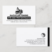 Carte De Visite Assistants auto du camion remorque (Devant / Derrière)