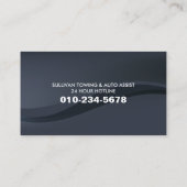 Carte De Visite Assistants auto du camion remorque (Dos)