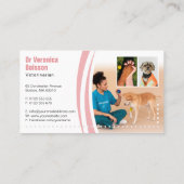 Carte De Visite Association d'aide aux animaux | Vétérinaire bénév (Dos)