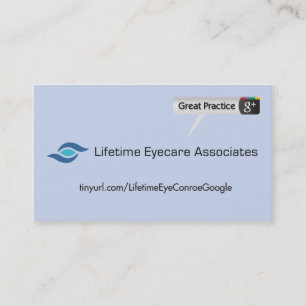 Carte De Visite Associé d'Eyecare de vie