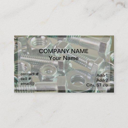 Carte De Visite assortiment d'attache (Devant)