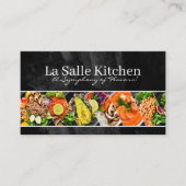 Carte De Visite Assortiment de cuisines présentées | Restaurant (Devant)