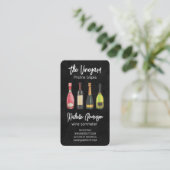 Carte De Visite Assortiment de vins | Créatif (Debout devant)