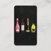 Carte De Visite Assortiment de vins | Créatif (Dos)