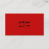 carte de visite assurance automobile (Dos)
