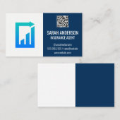 Carte De Visite Assurance automobile | Logo de travail du papier f (Devant / Derrière)