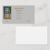 Carte De Visite Assurance inondée (Devant / Derrière)