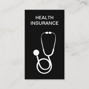 Carte De Visite Assurance Santé Simple Moderne