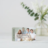 Carte De Visite Assurance vie intelligente (Debout devant)
