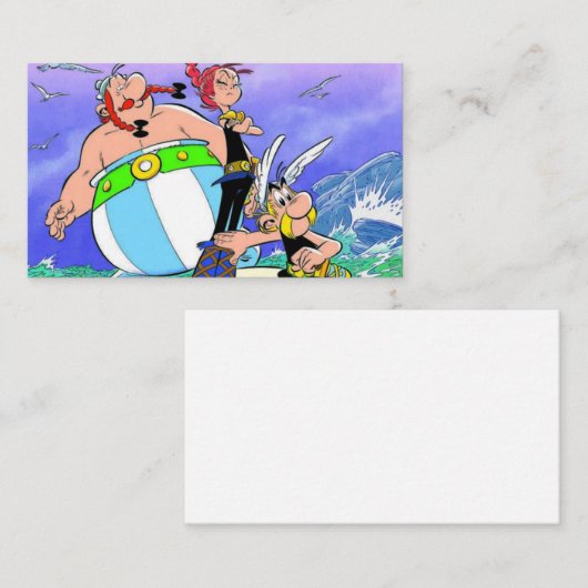 carte de visite asterix (Devant / Derrière)