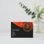 Carte De Visite ASTRAL HORUS OEIL, ASTROLOGIE ZODIAC GRAPHIQUE noi (Debout devant)