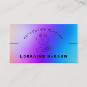 Carte De Visite ASTROLOGER Astrologie Lecture AURA (Devant)
