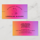 Carte De Visite ASTROLOGER Astrologie Lecture AURA Lecture (Devant / Derrière)