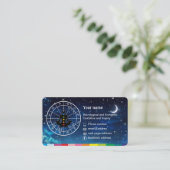 Carte de visite Astrologie (Debout devant)