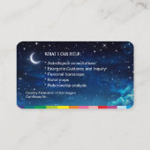 Carte de visite Astrologie (Dos)