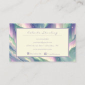 Carte De Visite Astrologie céleste Northern Lights Professional (Dos)