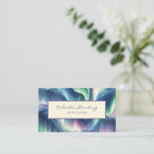 Carte De Visite Astrologie céleste Star Swirl Motif unique (Debout devant)