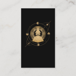 Carte De Visite Astrologie égyptienne Pyramide Égypte Géométri