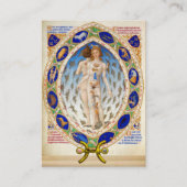 Carte De Visite ASTROLOGIE ET SIGNES ZODIAQUES Astrologue Parchemi (Dos)