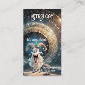 Carte De Visite Astrologue professionnel drôle (Devant)