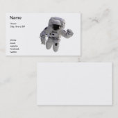 Carte De Visite Astronaute (Devant / Derrière)