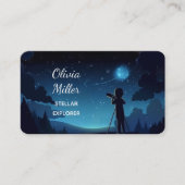 Carte De Visite Astronome amateur (Devant)