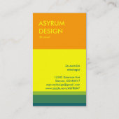 Carte De Visite asyrum : verre de vin pop et bouteille (Dos)