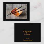 Carte De Visite ATC de baguettes (Devant / Derrière)