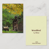 Carte De Visite ATC de bûcher (Devant / Derrière)