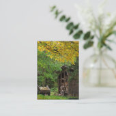 Carte De Visite ATC de bûcher (Debout devant)