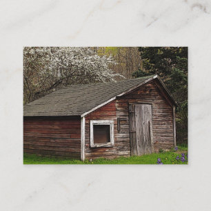 Carte De Visite ATC de cage de poulet au printemps