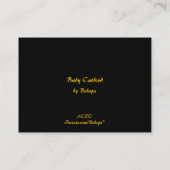 Carte De Visite ATC de Catbird de bébé (Dos)