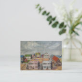 Carte De Visite ATC de Chambres de plage (Debout devant)