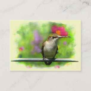 Carte De Visite ATC de colibri