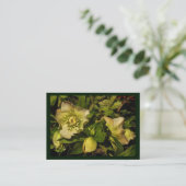 Carte De Visite ATC de Hellebore de rose Lenten (Debout devant)
