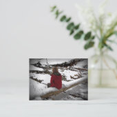 Carte De Visite ATC de réflexions d'hiver (Debout devant)