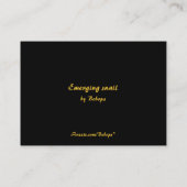 Carte De Visite ATC d'escargot émergent (Dos)