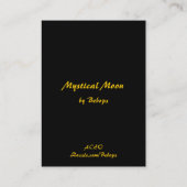 Carte De Visite ATC mystique de lune (Dos)