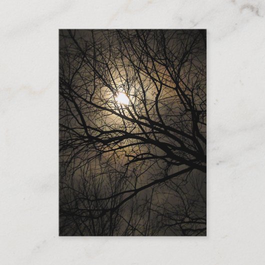 Carte De Visite ATC mystique de lune (Devant)