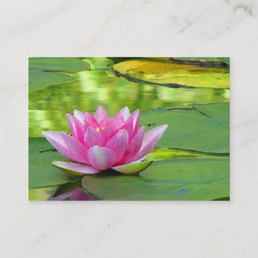 Carte De Visite ATC Water Lily (Devant)