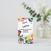 Carte De Visite atelier artisanat peinture art atelier enfants (Debout devant)