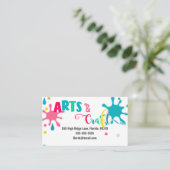 Carte De Visite atelier artisanat peinture art atelier enfants (Debout devant)
